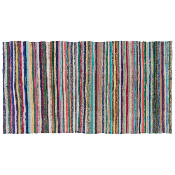 Gracie Oaks Yass Handwoven Wool Blue/White Rug Wayfair.co.uk